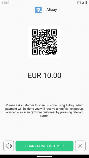 AliPay payment